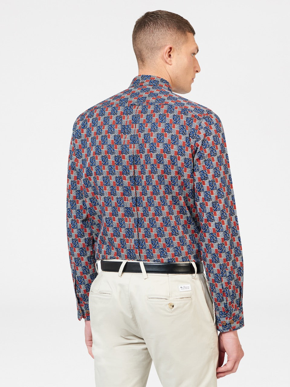 Chemises Ben Sherman 1950s Checkerboard Indigo | WMX-06850556